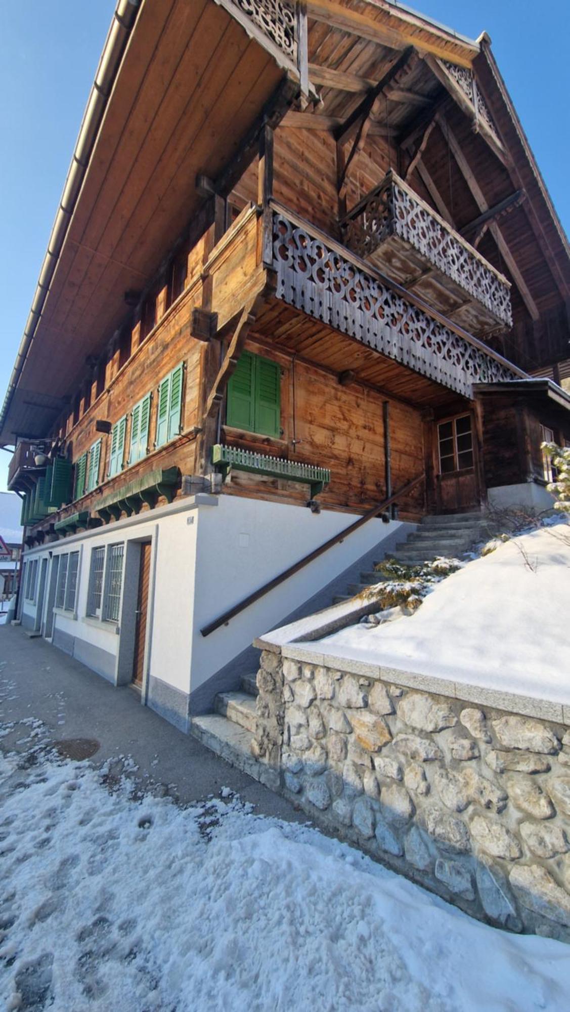 Hotel Cascade De Jaun Exterior foto